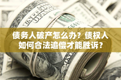 北京债务人破产怎么办？债权人如何合法追偿才能胜诉？