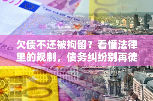 北京欠债不还被拘留？看懂法律里的规制，债务纠纷别再徒劳奔波