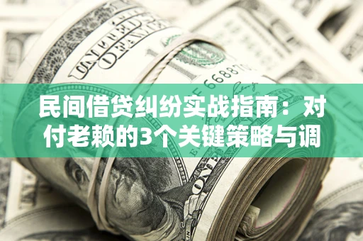 北京民间借贷纠纷实战指南：对付老赖的3个关键策略与调解盲区解析