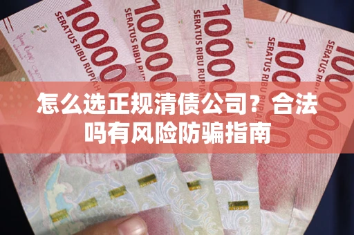 北京怎么选正规清债公司？合法吗有风险防骗指南