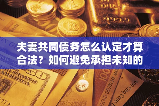 北京夫妻共同债务怎么认定才算合法？如何避免承担未知的债务风险？