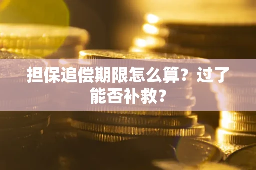 北京担保追偿期限怎么算？过了能否补救？
